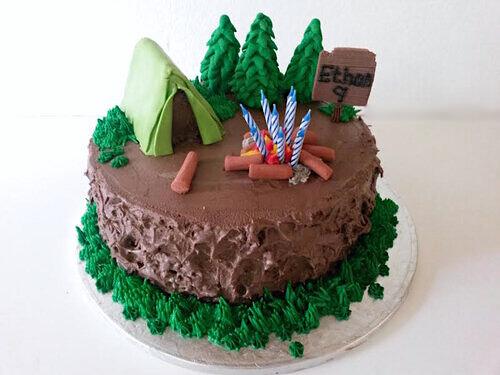Camping cake
